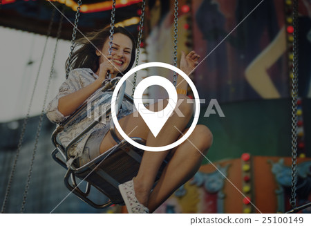 Location Global Positioning System Navigation Trip Concept 25100149