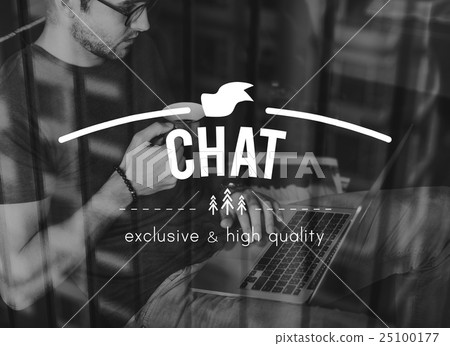 Blog Chat Business Coffee Break Home Concept Blog Chat Business Coffee Break Home Concept 25100177