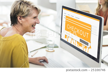 Shopping Online Order Purchase Buying Concept 25100746