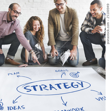 Business Growth Strategy Concept Business Growth Strategy Concept 25100949