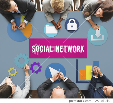Social Media Network Internet Connection Concept Social Media Network Internet Connection Concept 25101010
