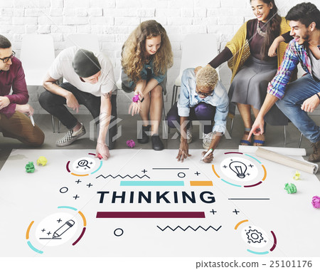 Thinking Thoughts Creative Innovation Graphic Concept 25101176