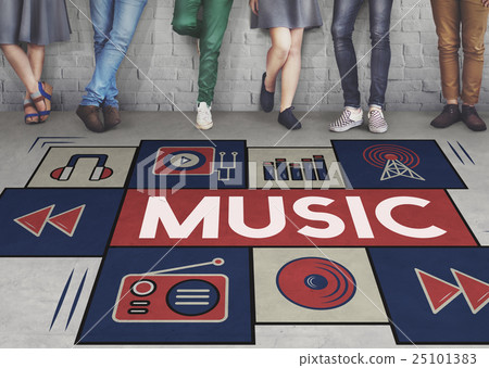 Music Audio Art Instrumental Melody Playing Concept Music Audio Art Instrumental Melody Playing Concept 25101383