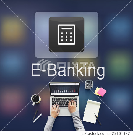 Business Banking Online Payment Financial Transaction Concept Business Banking Online Payment Financial Transaction Concept 25101387