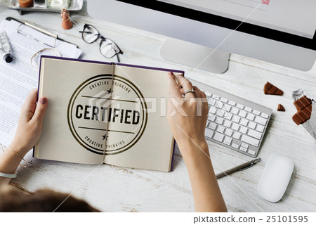 Certified Guarantee Warranty Verify Stamp Word Concept 25101595