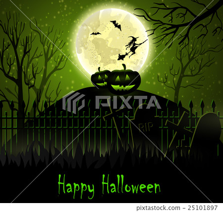 Halloween spooky background 25101897
