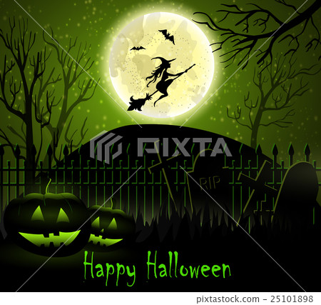 Halloween spooky background 25101898