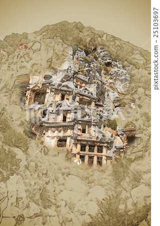 ancient city of Myra, Antalya, Turkey ancient city of Myra, Antalya, Turkey 25103697