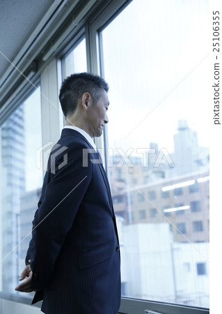 Managers indulging in thought 25106355