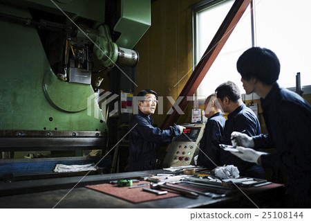 Work scenery at town factory 25108144