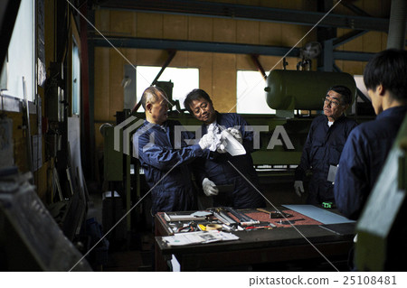 Work scenery at town factory Work scenery at town factory 25108481