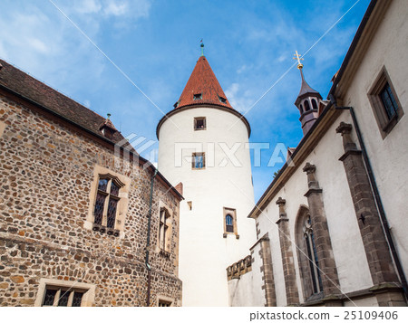Great Tower of Krivoklat Castle in Czech Republic Great Tower of Krivoklat Castle in Czech Republic 25109406