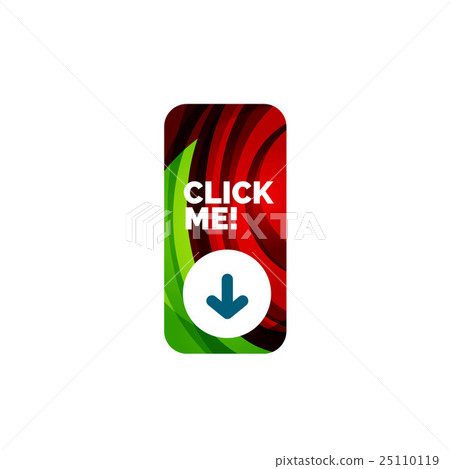 Abstract rectangle button template Abstract rectangle button template 25110119