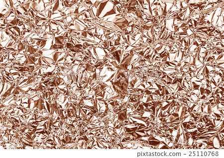 Shiny foil texture for background. Rose gold color Shiny foil texture for background. Rose gold color 25110768