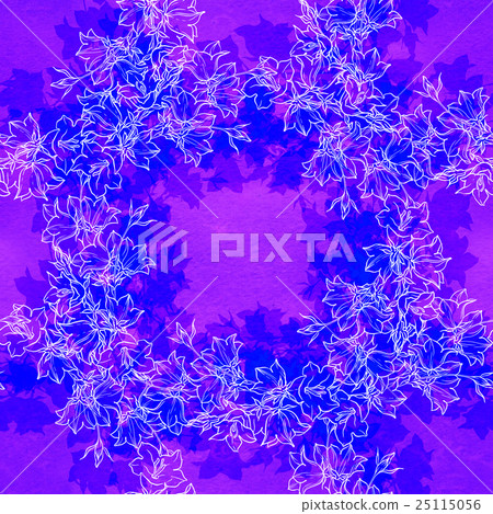 Seamless pattern with bellflowers. Floral ornament Seamless pattern with bellflowers. Floral ornament 25115056
