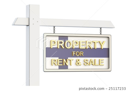 Property for sale and rent in Finland concept Property for sale and rent in Finland concept 25117233
