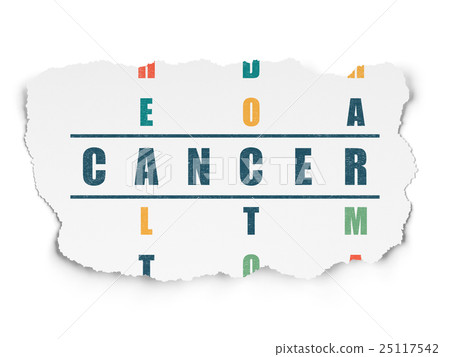 Healthcare concept: Cancer in Crossword Puzzle 25117542