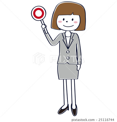 Cute business woman ○ whole body Cute business woman ○ whole body 25118744