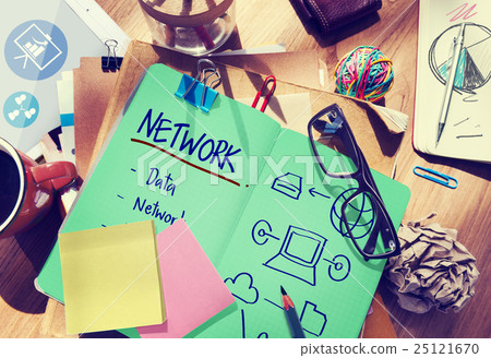 Cyberspace Network Multimedia Innovate Multimedia Concept 25121670