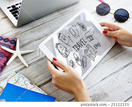 Holiday Travel Icon Vacation Concept 25122153