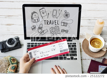 Holiday Travel Icon Vacation Concept 25122272