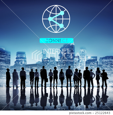 Connection Internet Communication Network Sharing Concept 25122643