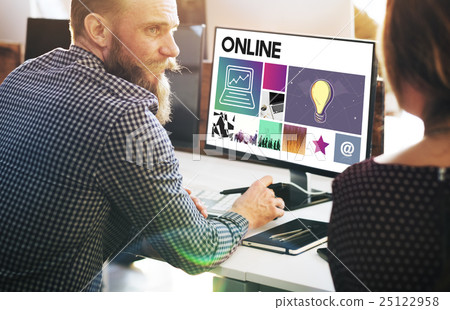 Website Design UI Software Media WWW Concept 25122958