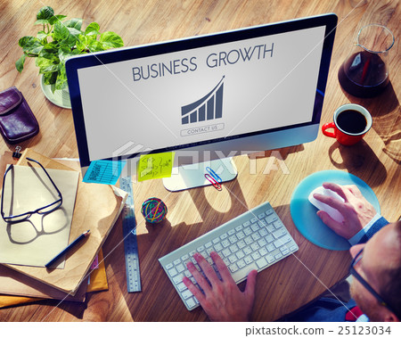 Business Success Report Graph Concept 25123034