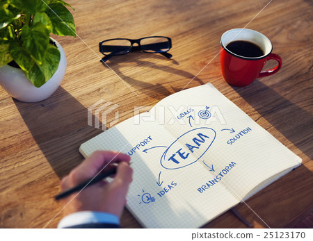 Team Support Ideas Business Concept 25123170