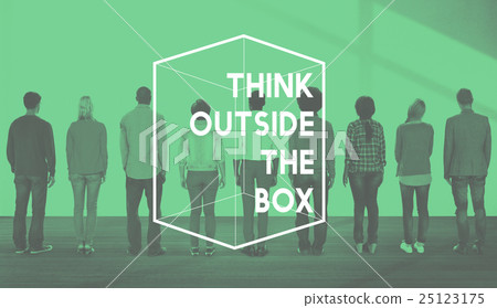 Thinking Out Of The Box Concept 25123175