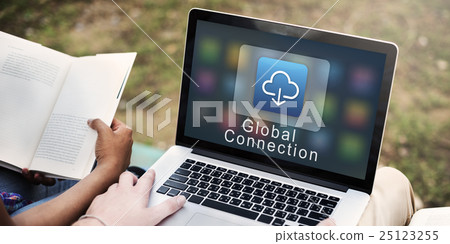 Application Connection Digital Internet Graphic Concept Application Connection Digital Internet Graphic Concept 25123255