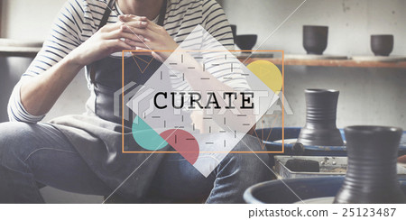 Curate Ideas Imagination Inspiration Skills Concept 25123487