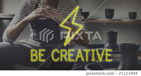 Handcraft Sculptor Skill Pottery Concept 25123494