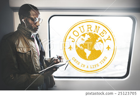 Travel Explore World Journey Stamp Concept Travel Explore World Journey Stamp Concept 25123705