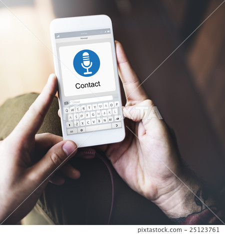 MIcrophone Media Communication Record Icon Concept MIcrophone Media Communication Record Icon Concept 25123761