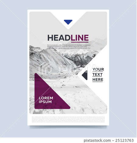 Brochure layout design vector illustration Brochure layout design vector illustration 25123763