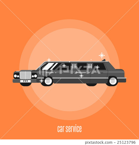 Abstract car service concept 25123796
