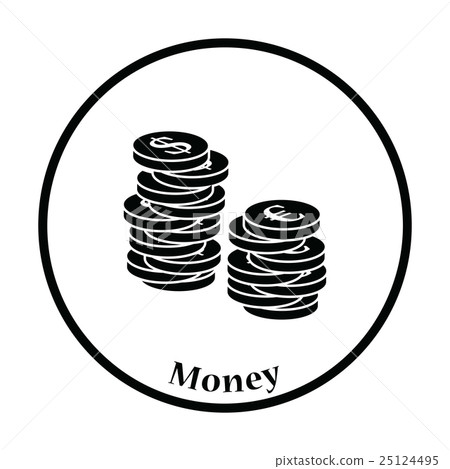 Icon of Stack of coins 25124495