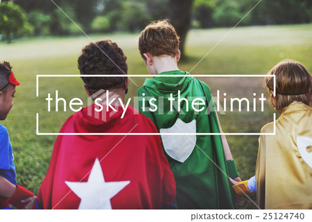 The Sky is the Limit Freedom Inspire Motivation Concept The Sky is the Limit Freedom Inspire Motivation Concept 25124740