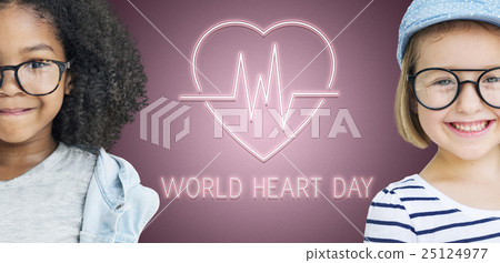 Cardiac Cardiovascular Disease Heart Graphic Concept 25124977