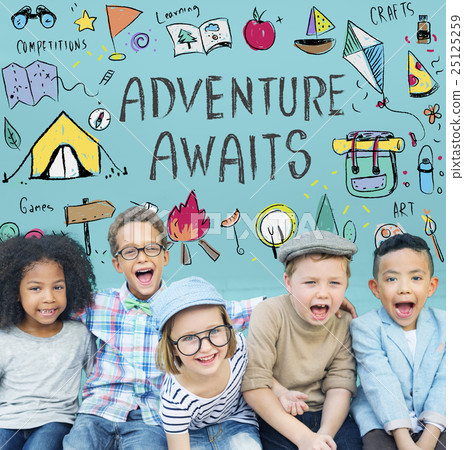 Summer Kids Camp Adventure Explore Concept Summer Kids Camp Adventure Explore Concept 25125259