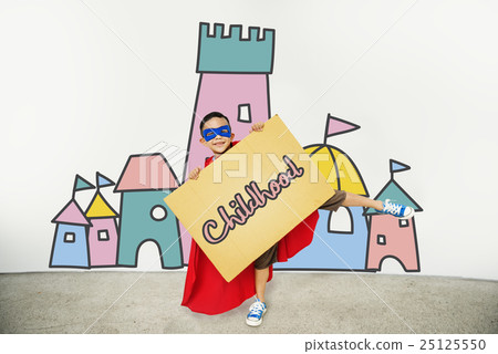 Childhood Children Palace Castle Graphic Concept 25125550