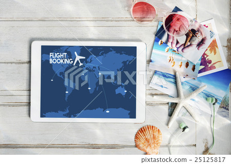 Flight Booking Reservation Travel Destination Concept Flight Booking Reservation Travel Destination Concept 25125817