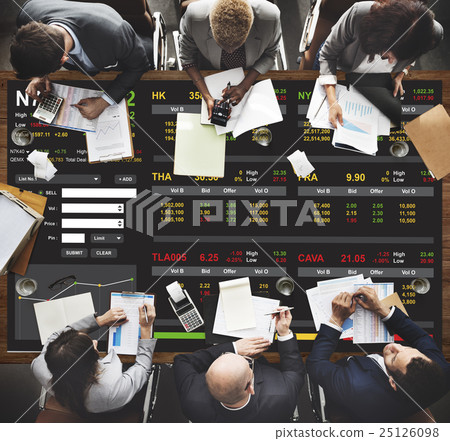 Stock Exchange Trading Forex Finance Graphic Concept 25126098