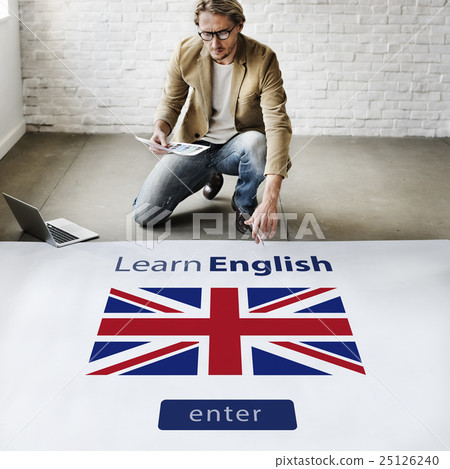 Learn English Language Online Education Concept Learn English Language Online Education Concept 25126240