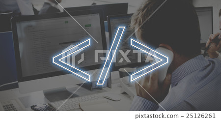Web Design Coding Icon Concept Web Design Coding Icon Concept 25126261