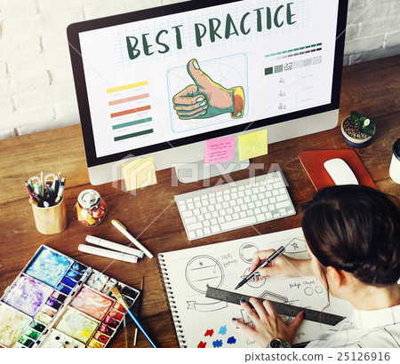 Best Practice Thumbs Up Approval Concept 25126916