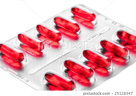 pills in packing closeup 25128347