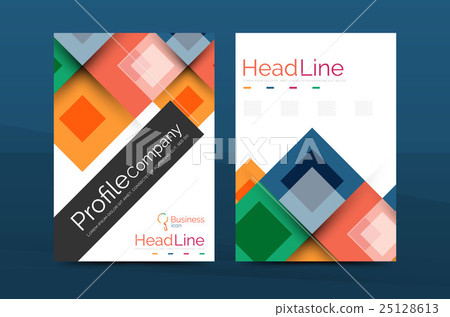 Set of front and back a4 size pages, business Set of front and back a4 size pages, business 25128613