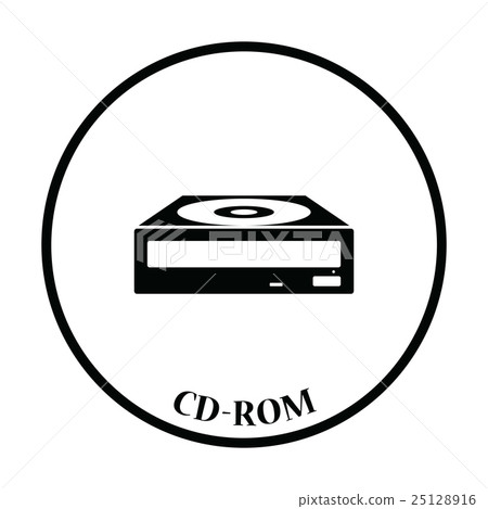 CD-ROM icon Vector illustration CD-ROM icon Vector illustration 25128916